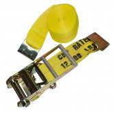 4 in. x 30 ft. Ratchet Strap with Flat Hook
