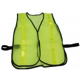 High Visibility Lime Green Mesh Safety Vest (One Size Fits All)